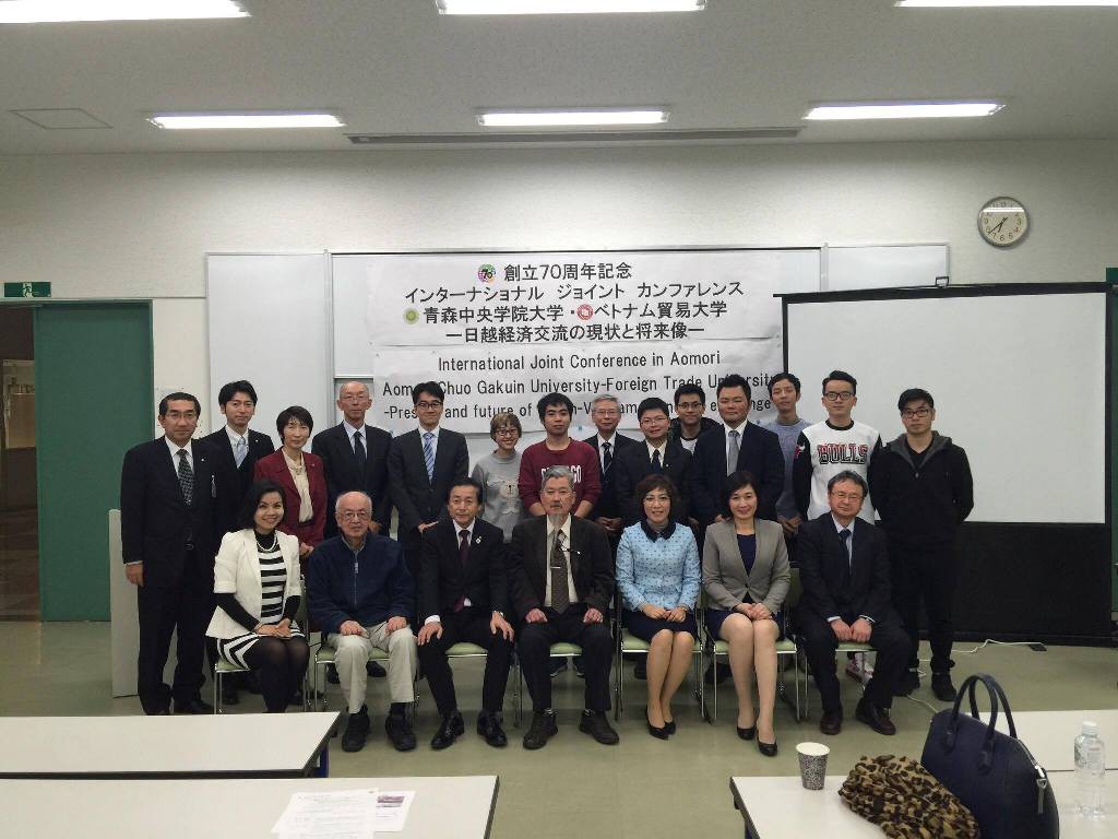 Chuyến công tác của Đoàn đại biểu trường ĐH Ngoại thương tới trường ĐH Aomori Chuo Gakuin, Nhật Bản