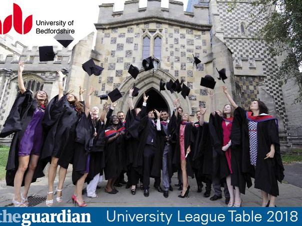 Đại học Bedfordshire lọt top 100 Những trường Đại học tốt nhất Anh Quốc