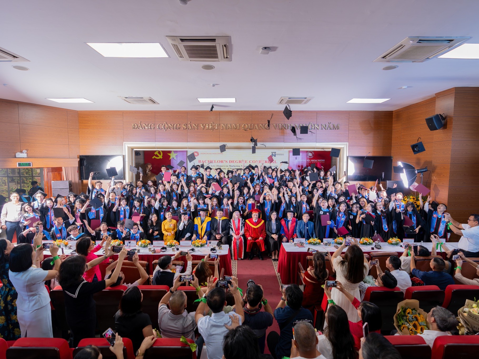 FULL TEXT OF THE CONGRATULATORY SPEECH BY THE PRESIDENT AT THE 2024 GRADUATION CEREMONY FOR INTERNATIONAL COLLABORATION PROGRAMS AT FTU