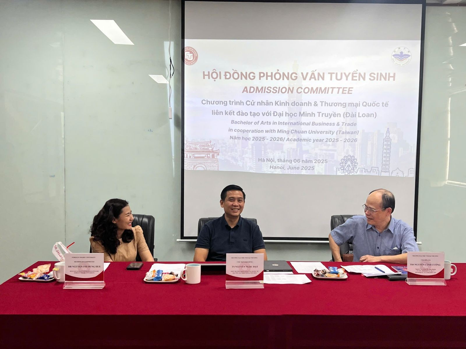 HAI HỘI ĐỒNG PHỎNG VẤN CHƯƠNG TRÌNH FTU X MCU ĐÃ DIỄN RA THÀNH CÔNG!