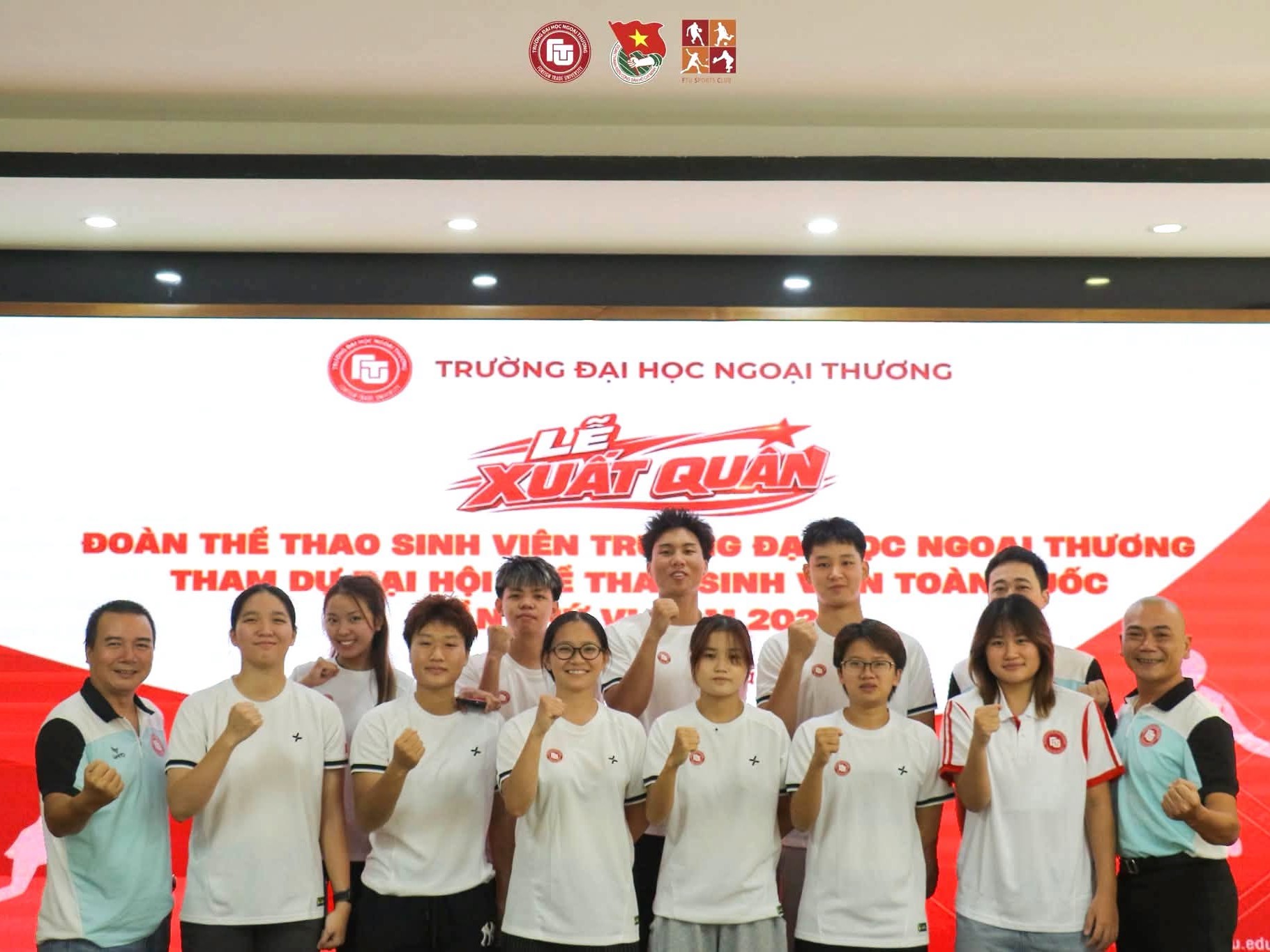 LỄ XUẤT QUÂN ĐOÀN THỂ THAO SINH VIÊN THAM DỰ ĐẠI HỘI THỂ THAO SINH VIÊN TOÀN QUỐC NĂM 2026
