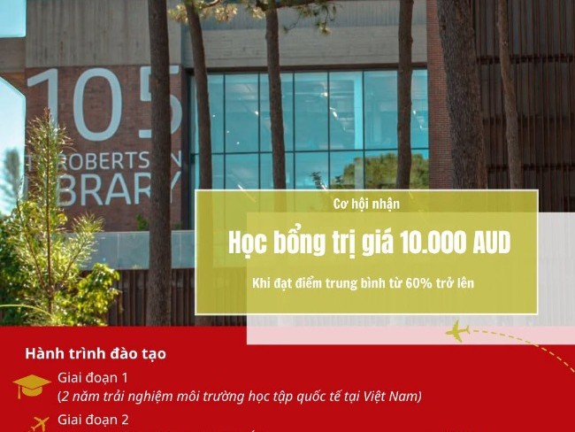LỘ TRÌNH TỪ NGOẠI THƯƠNG ĐẾN ĐẠI HỌC CURTIN VỚI HỌC BỔNG 10.000 AUD