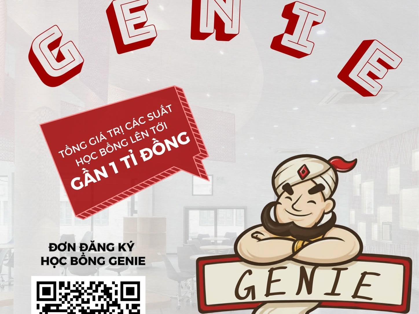 [MỞ CỔNG ĐĂNG KÍ] HỌC BỔNG GENIE – “TỎA SÁNG NĂM CHÂU” DÀNH CHO SINH VIÊN KHOA ĐÀO TẠO QUỐC TẾ NĂM HỌC 2026-2027 