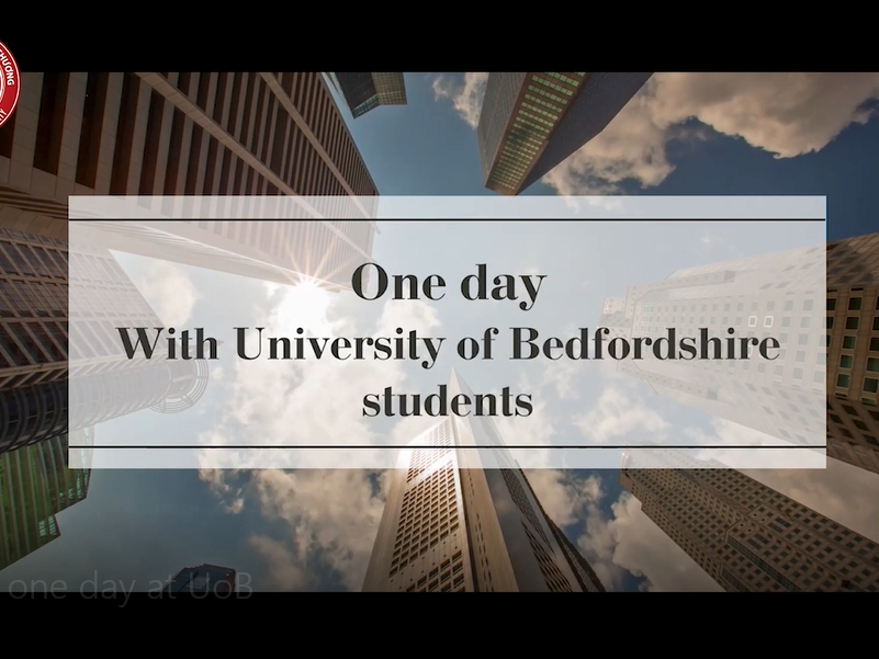 Một ngày trọn vẹn là sinh viên Trường Đại học Bedfordshire - Anh Quốc