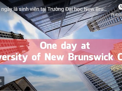 ONE-DAY EXPERIENCE AS A STUDENT OF THE UNIVERSITY OF NEW BRUNSWICH - CANADA