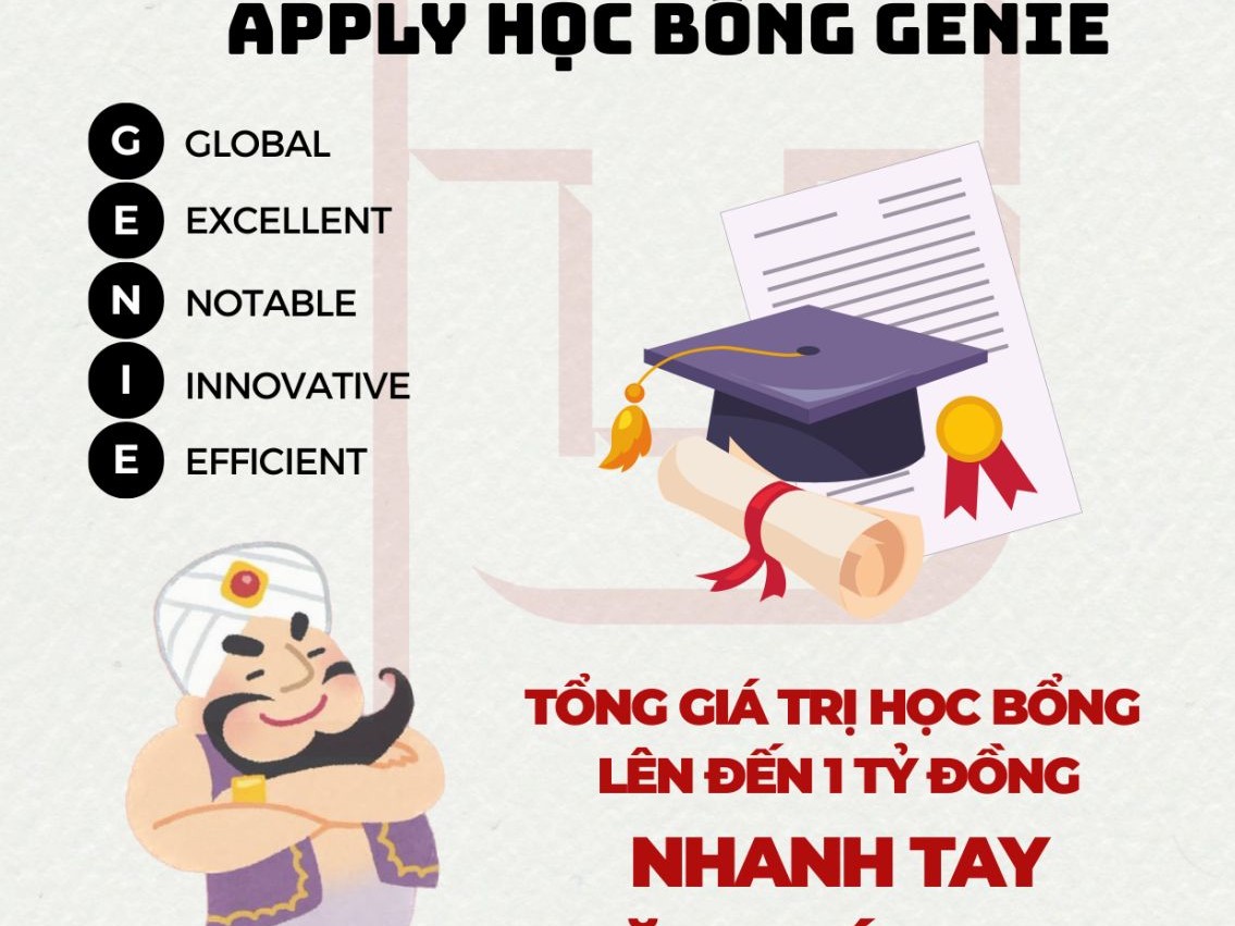 REMIND HẠN NỘP HỒ SƠ HỌC BỔNG GENIE 2025