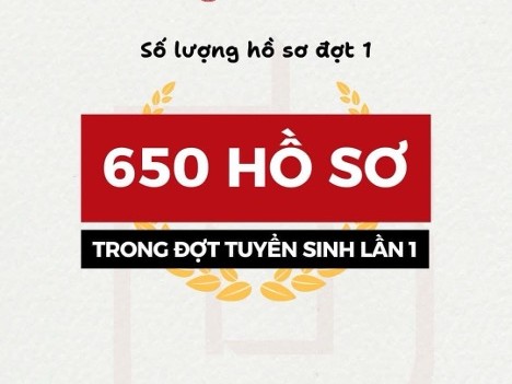 SỐ LƯỢNG HỒ SƠ ĐỢT 1 - 650 HỒ SƠ!!!