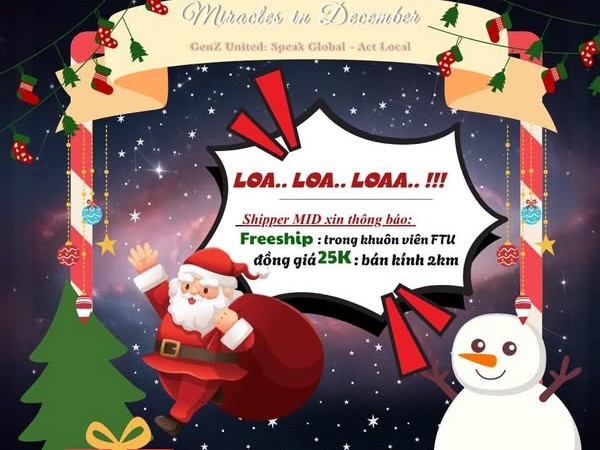 THÔNG BÁO PRE-ORDER & GIAO HÀNG MIRACLES IN DECEMBER 