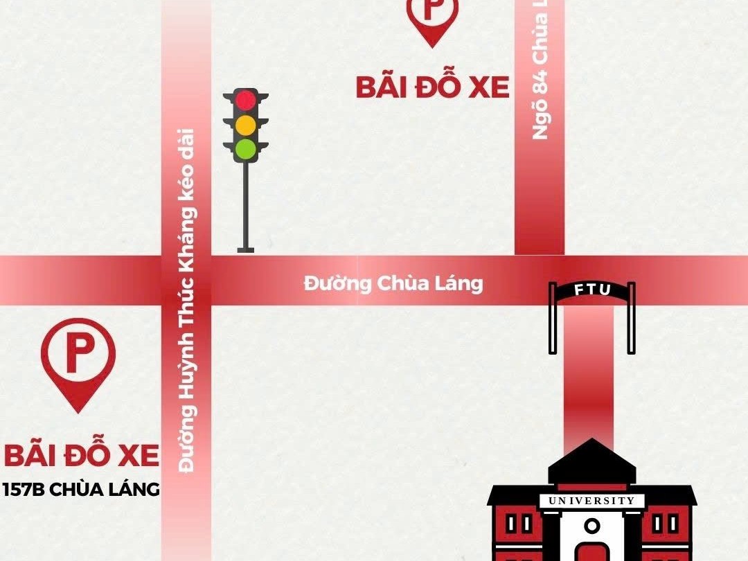 THÔNG BÁO VỀ VIỆC GỬI XE KHI ĐẾN LÀM VIỆC/ HỌC TẬP TẠI KHOA ĐÀO TẠO QUỐC TẾ
