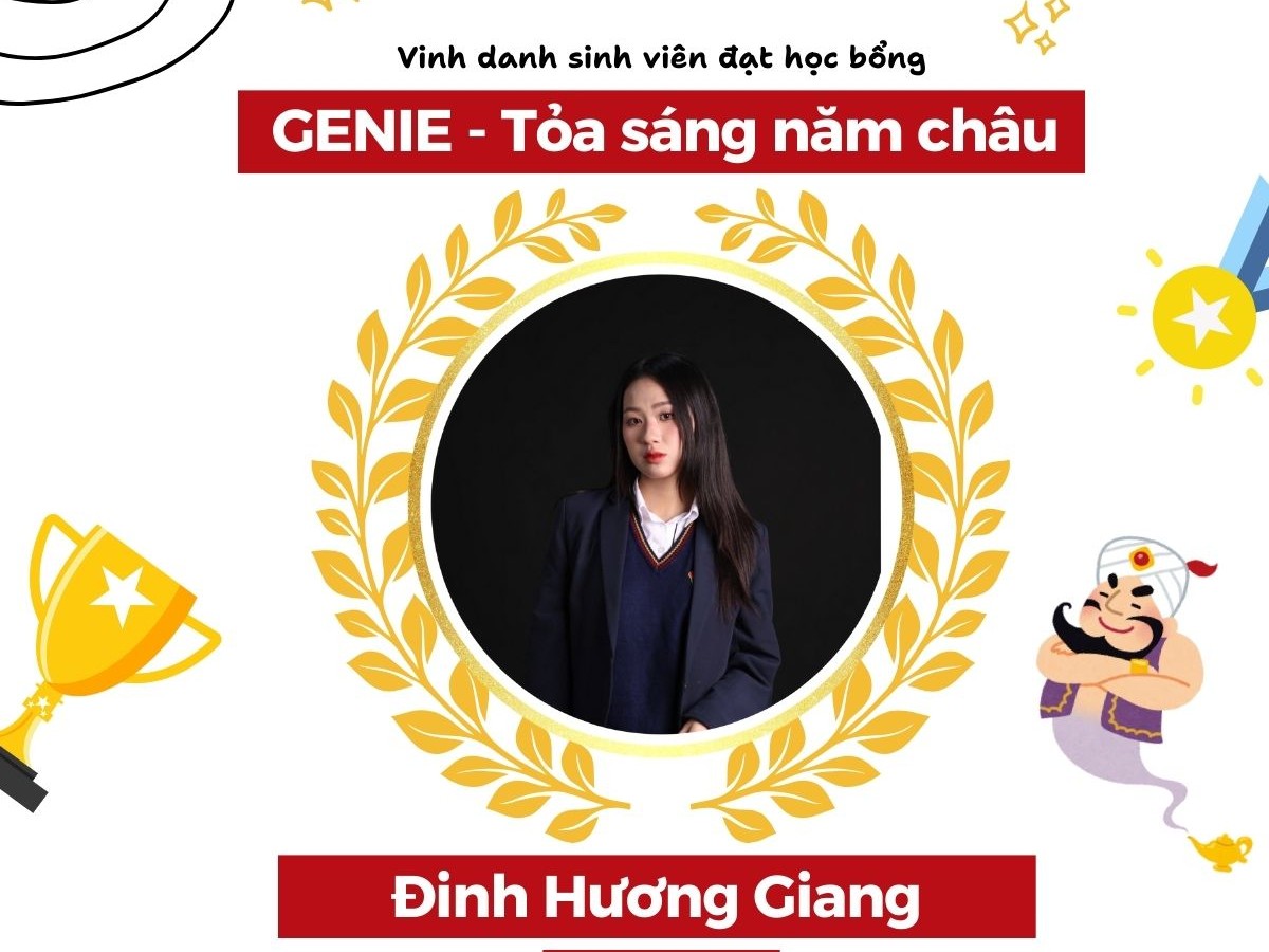 VINH DANH SINH VIÊN XUẤT SẮC NHẬN HỌC BỔNG GENIE - TOẢ SÁNG NĂM CHÂU NĂM 2024 